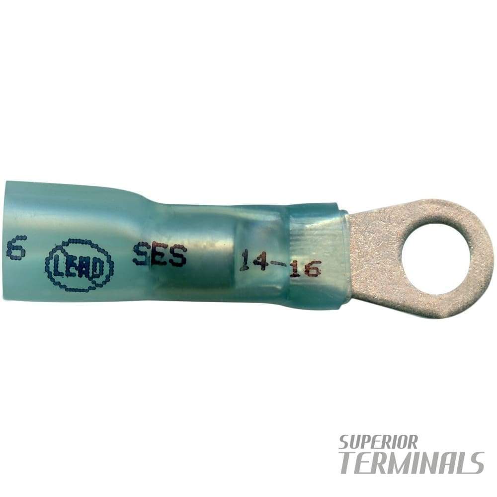 LEAD-FREE ElektraLink Ring - 1.5-2.5mm2 (16-14 AWG) Ring M5 Stud (#10)