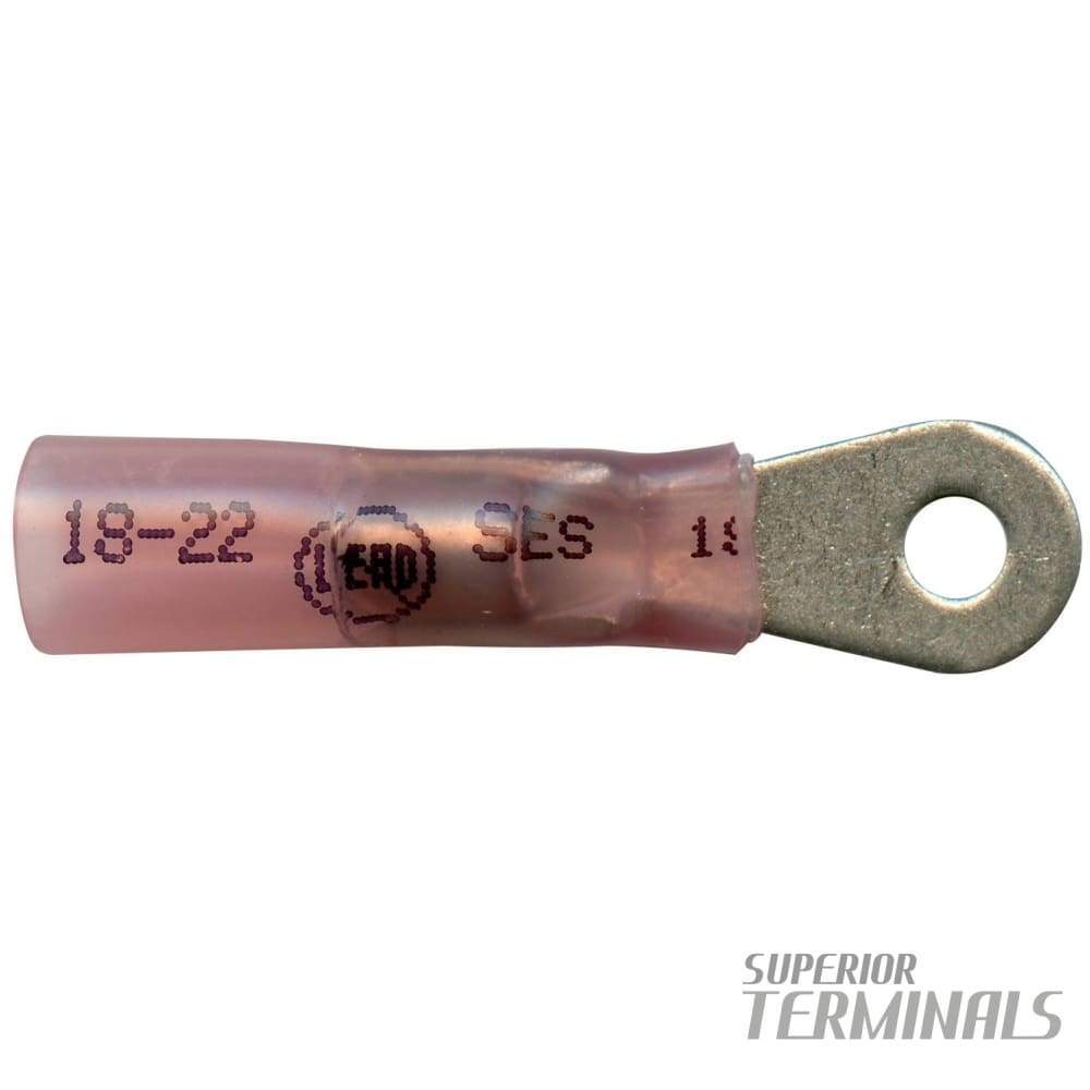 LEAD-FREE ElektraLink Ring - 0.34-0.75mm2 (22-18 AWG) Ring M3.5 Stud (#6)
