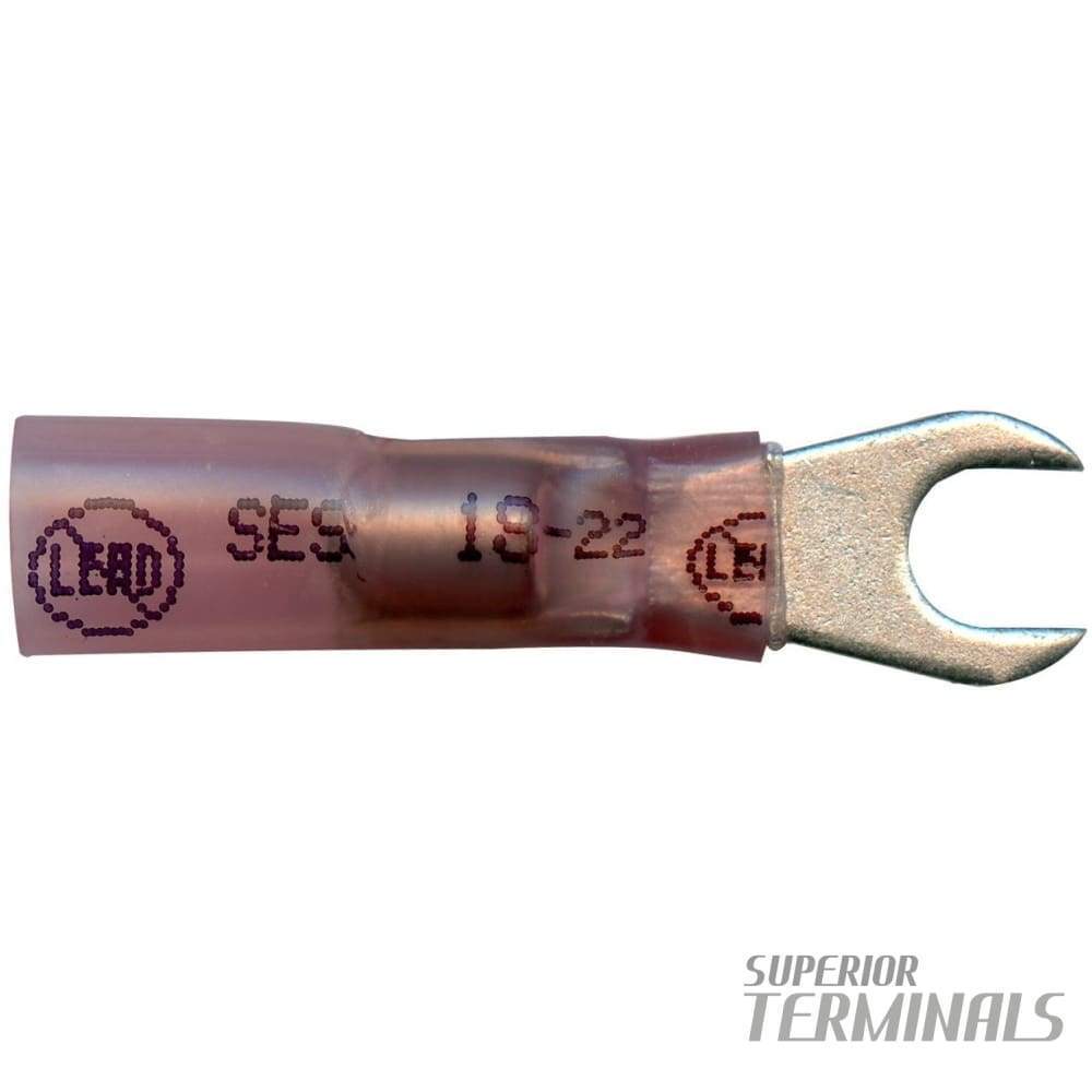 LEAD-FREE ElektraLink Spade - 0.34-0.75mm2 (22-18 AWG) Spade M5 Stud (#10)