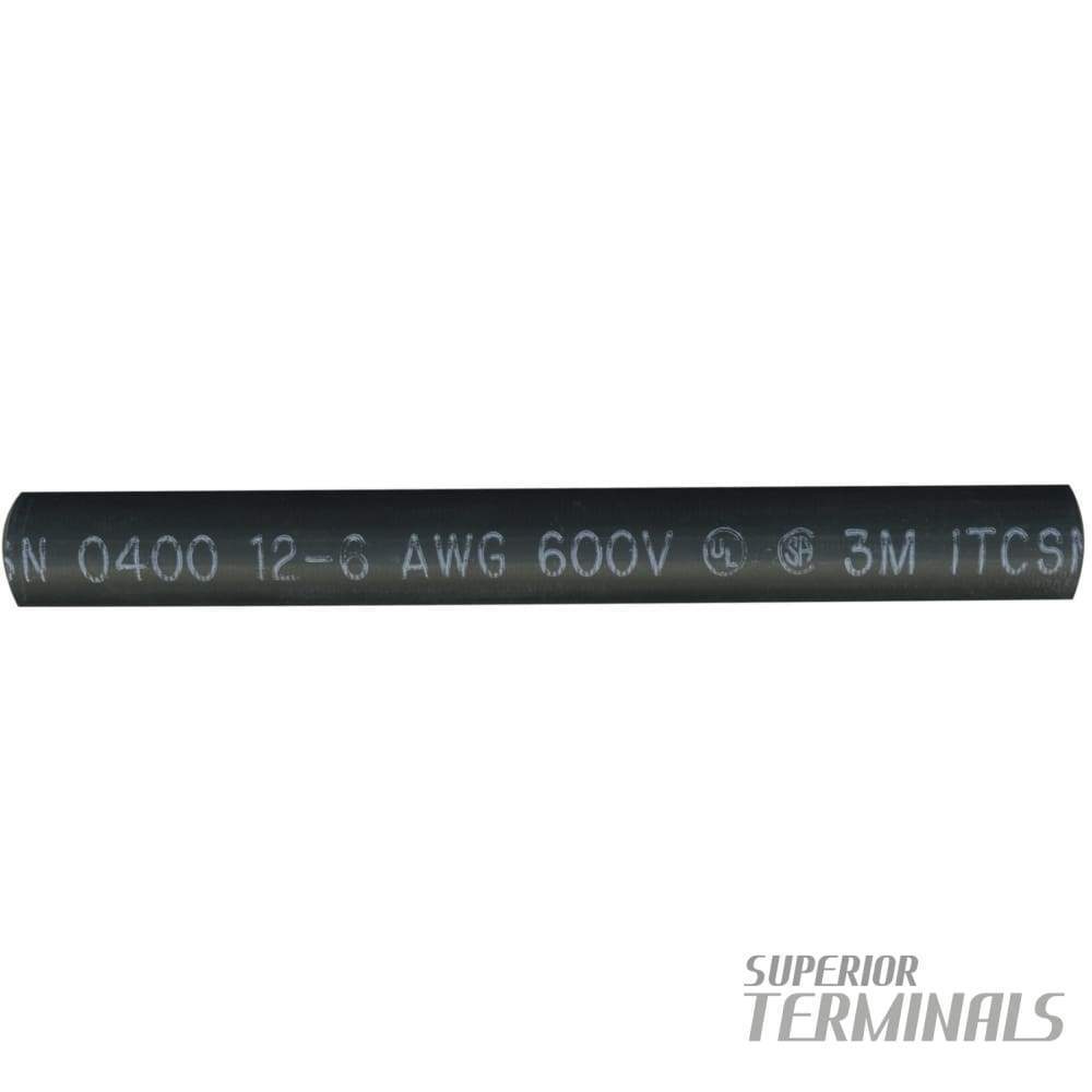 Heavy-Wall Adhesive Heat Shrink Tubing -  10.10mm ID (.40"), Black, 305mm L (12")