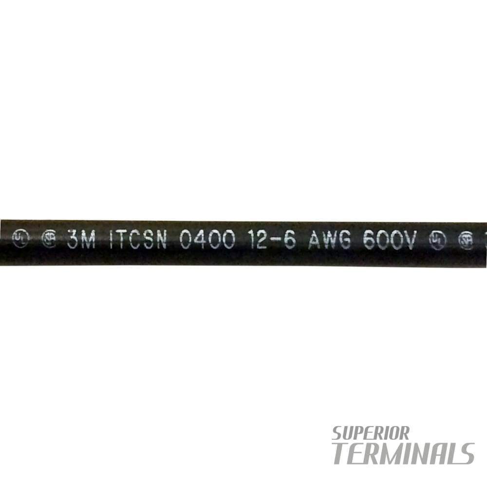 Heavy-Wall Adhesive Heat Shrink Tubing -  10.10mm ID (.40"), Black, 150mm L (6")