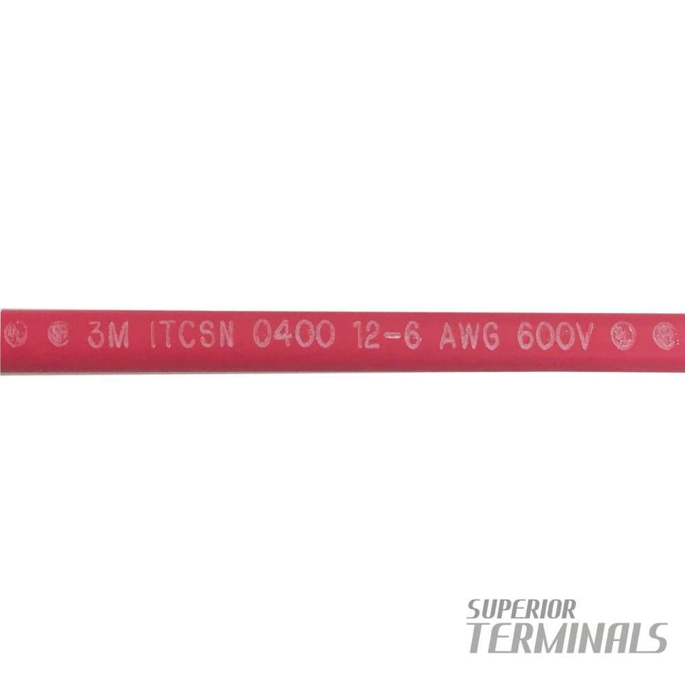 Heavy-Wall Adhesive Heat Shrink Tubing -  10.10mm ID (.40"), Red, 305mm L (12")
