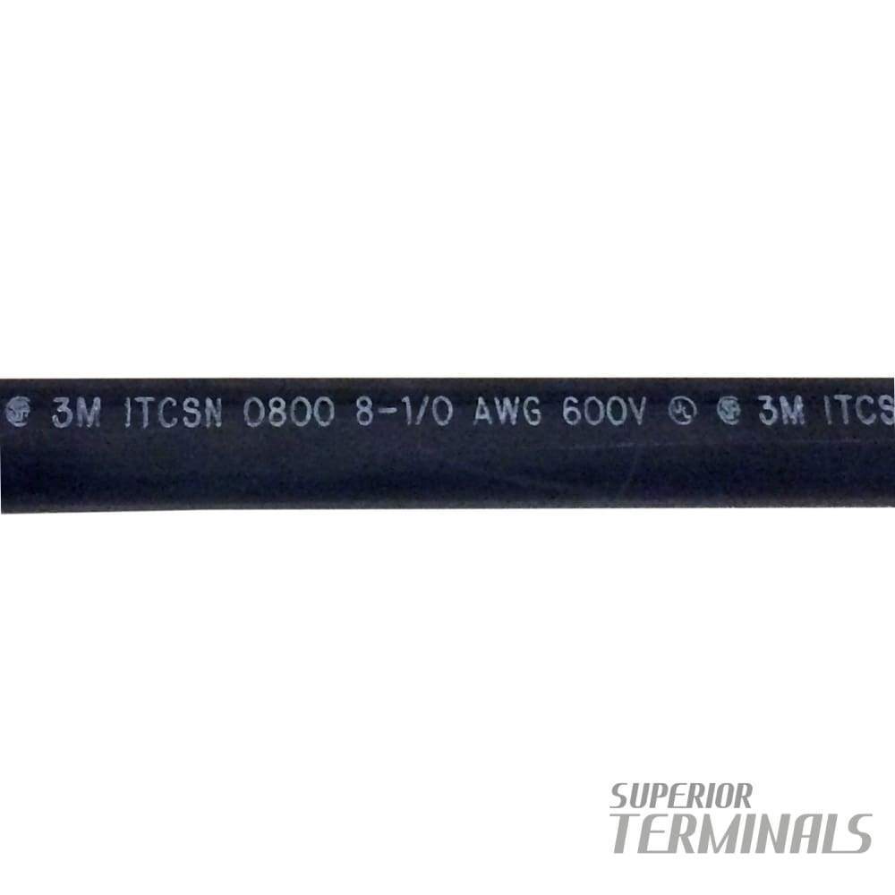 HST - Heavy-Wall w/Adh -  20.32mm ID (0.80"), Black, 305mm L (12")