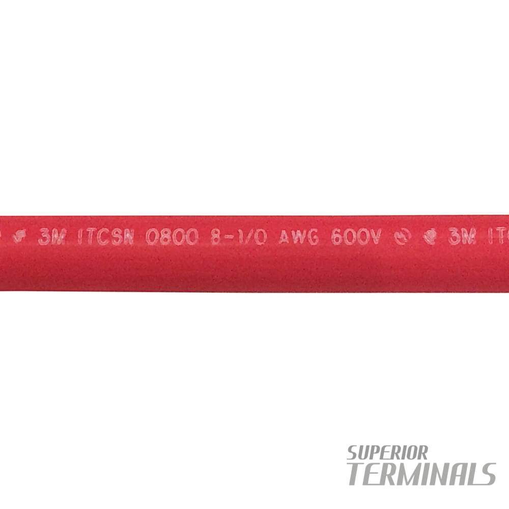 HST - Heavy-Wall w/Adh, 20.32mm ID (0.80"), Red, 1220mm L (48")