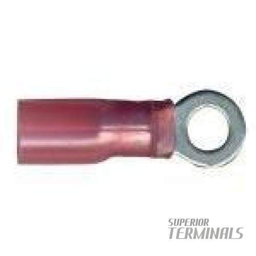 Krimpa-Seal Ring - 8 AWG Ring M12 Stud (1/2") (Pink)