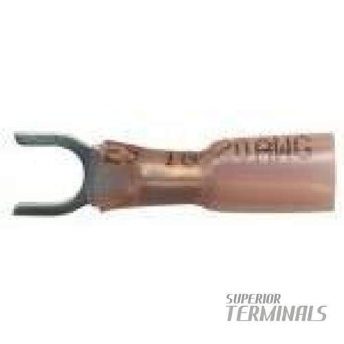 Krimpa-Seal LONG Spade - 0.34-0.75mm2 (22-18 AWG) M3.5 Stud (#6)