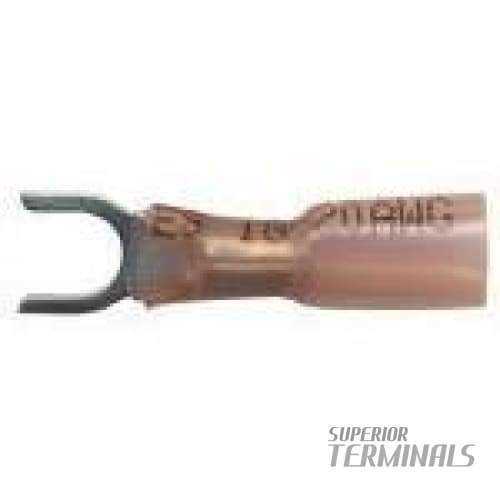 Krimpa-Seal Spade - 0.34-0.75mm2 (22-18 AWG) Spade M4 Stud (#8)