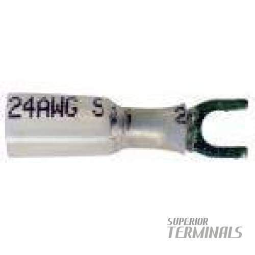 Krimpa-Seal Spade - 0.25-0.34mm (24-22 AWG) Spade M2.5 Stud (#4)