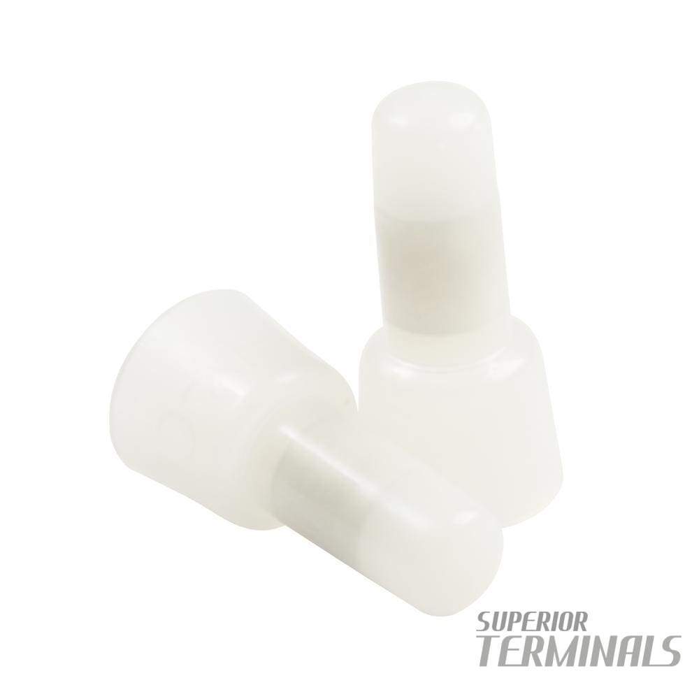 Nylon Pigtail Connector - 0.75-6mm (18-10 AWG) Clear Pigtail