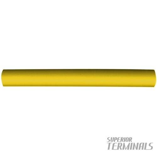 Flexible Dual-Wall Heat Shrink Tubing - 12.7mm ID (1/2"), Yellow, 150mm L (6")
