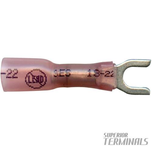 LEAD-FREE MultiLink Spade - 0.34-0.75mm2 (22-18 AWG) M4 Stud (#8)